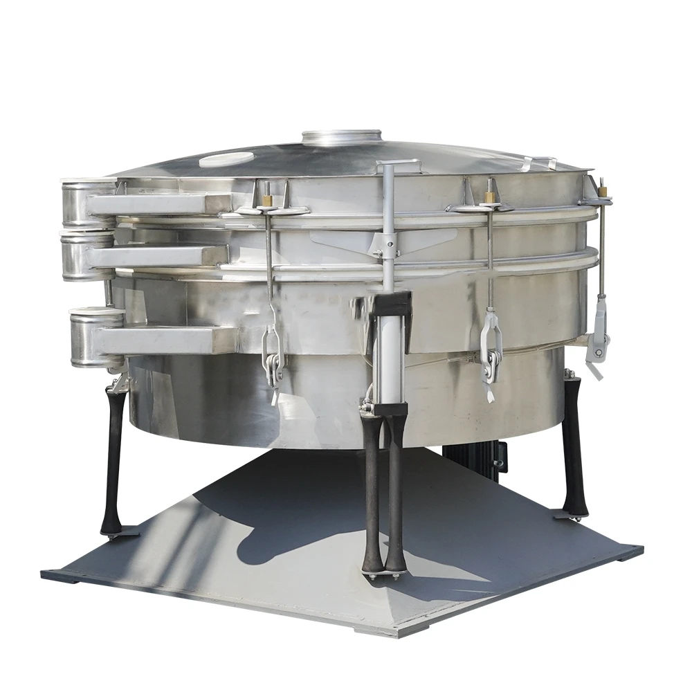 Flexible Rotary Tumbler Screen Vibratory Sieve For Sieving Granula/Good Sealing Fine Powder Tumbler Vibrating Sieve