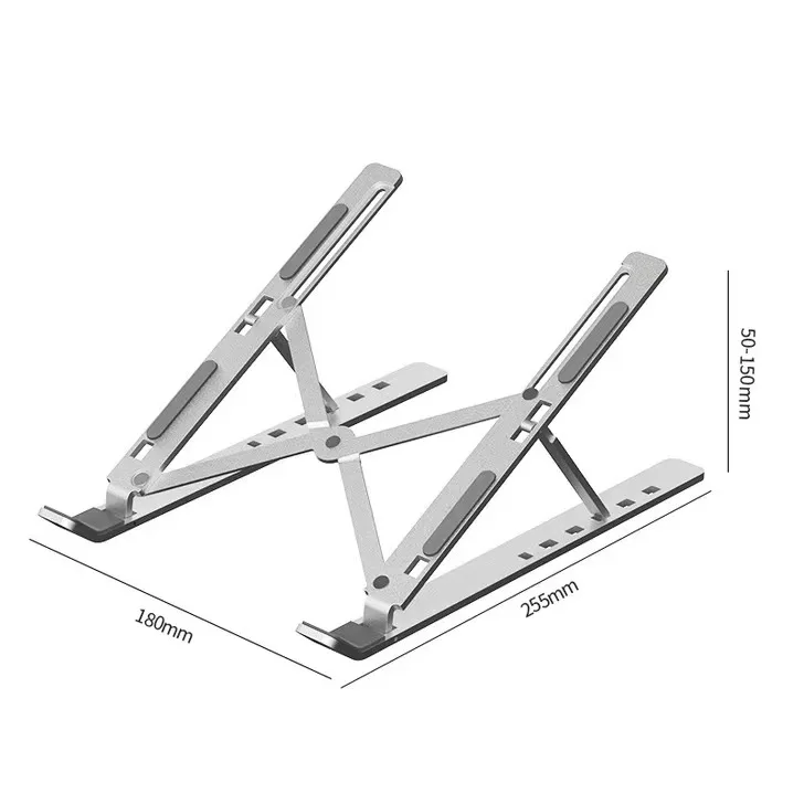 High Quality Portable Laptop Stand Adjustable and Foldable Portable Aluminum Laptop Stand OEM Supported