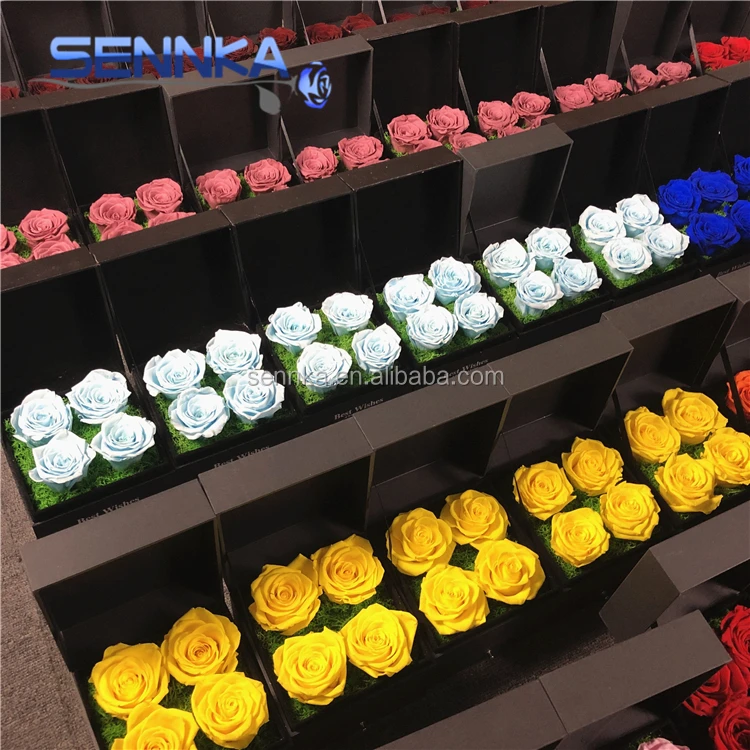 Preserved Rose in Luxury Gift Box Wedding individual Eternal Roses