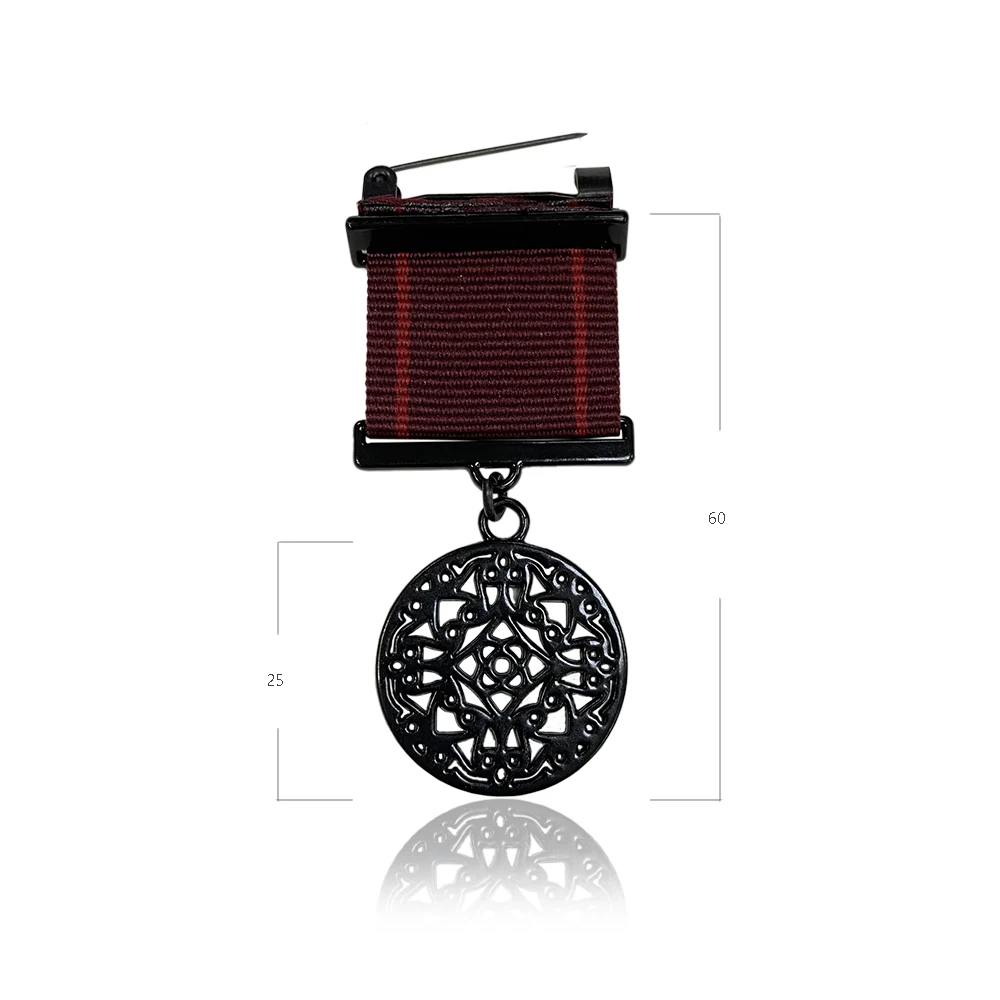 25mm Pin On Badge Badge Clip Round Shape China  Factory