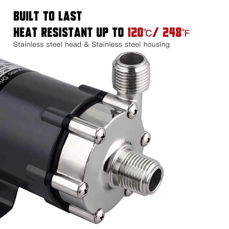  Насос из нержавеющей стали 15R 220 V 1/2 NPT для домашнего пивоварения электромагнитный привод пива