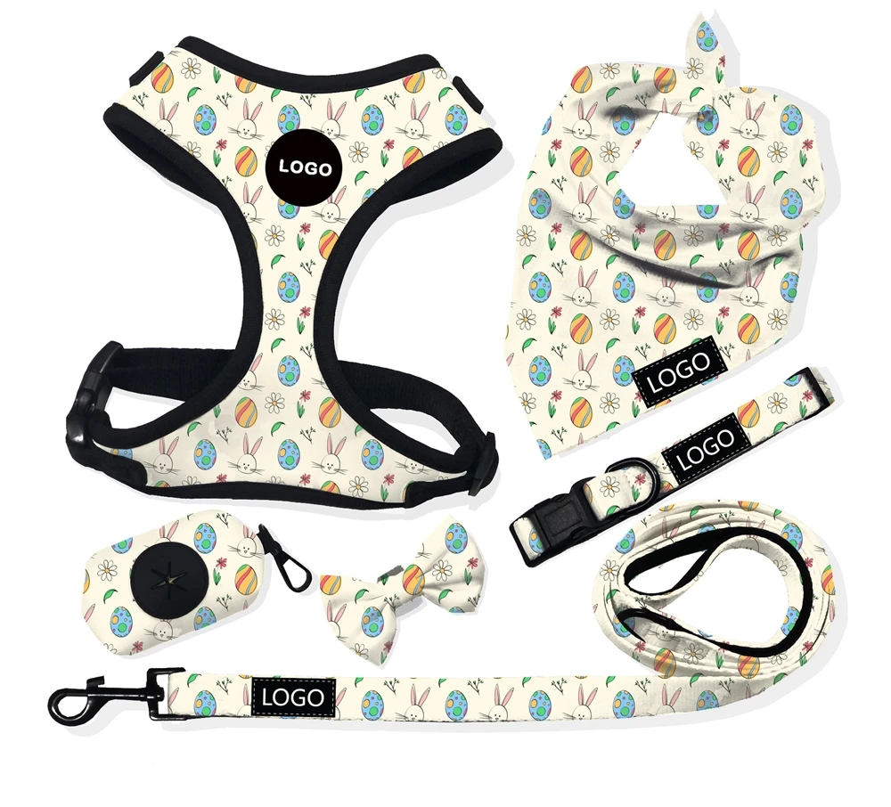 New Hot Sale harnesses quick release vest soft pet harness leash and collar set dog harn with high quality