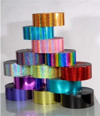 Premium Quality Holographic Polyester Film supplier Use in Packing Good from Leading Indian supplier available in multiple colour