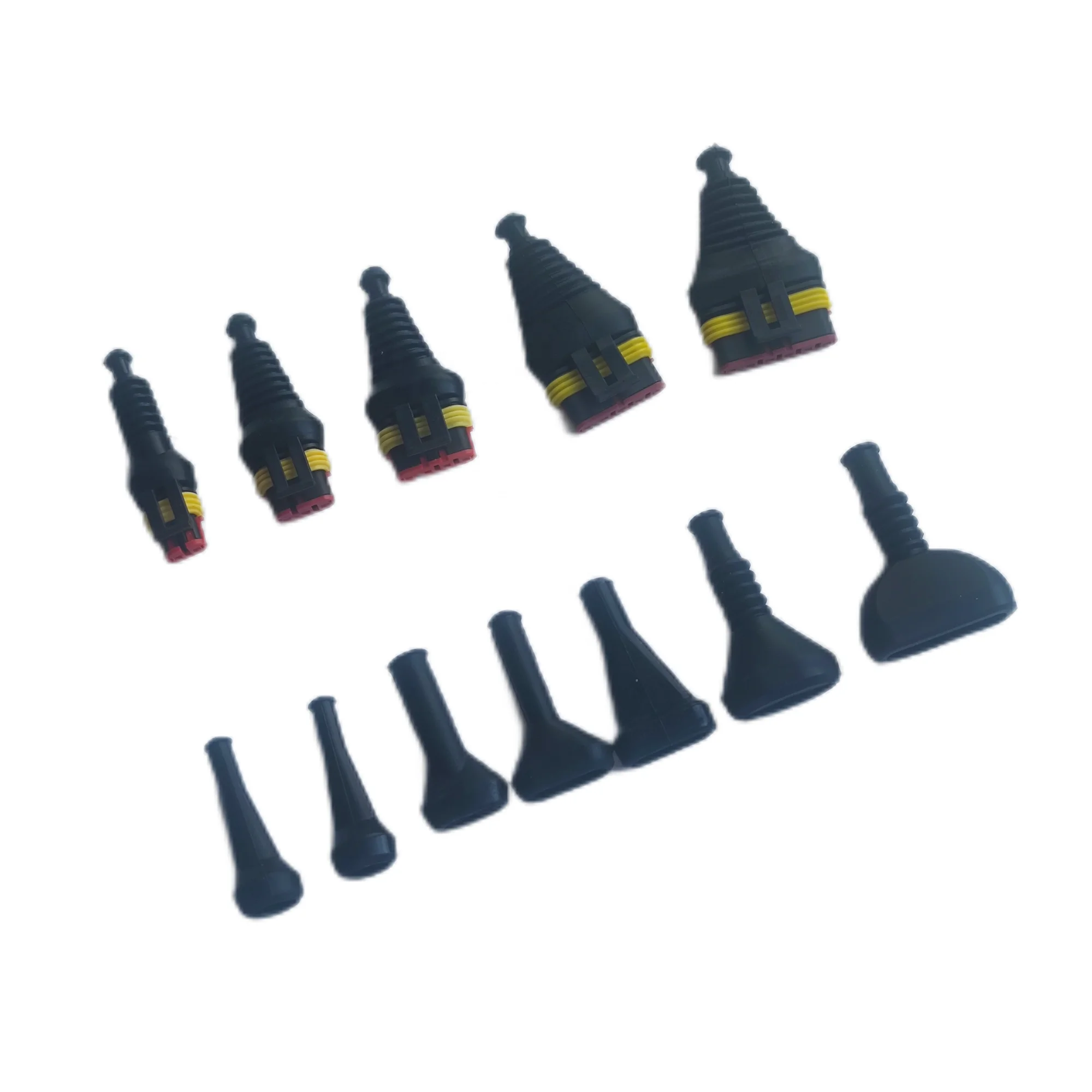 Wholesale 2/3/4/5/6 Way Rubber Boot for Automotive Tyco AMP Superseal 1.5mm Waterproof Wire Connectors