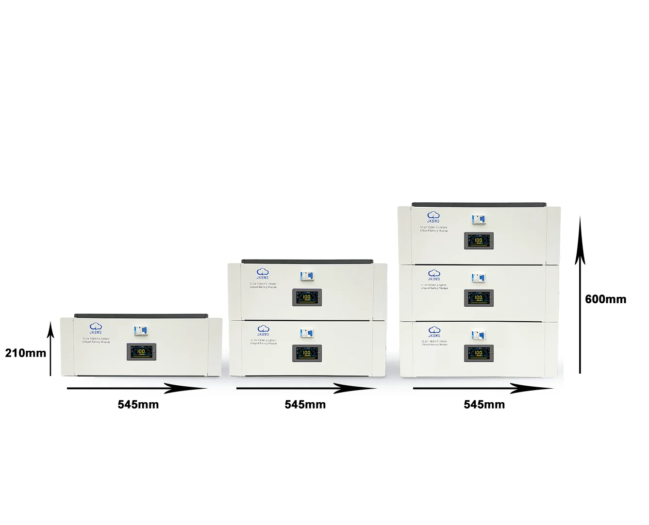 Jkbms Lithium ion battery 24V 48v 200ah byd Lifepo4 Battery Pack Solar with LCD display for Energy storage battery