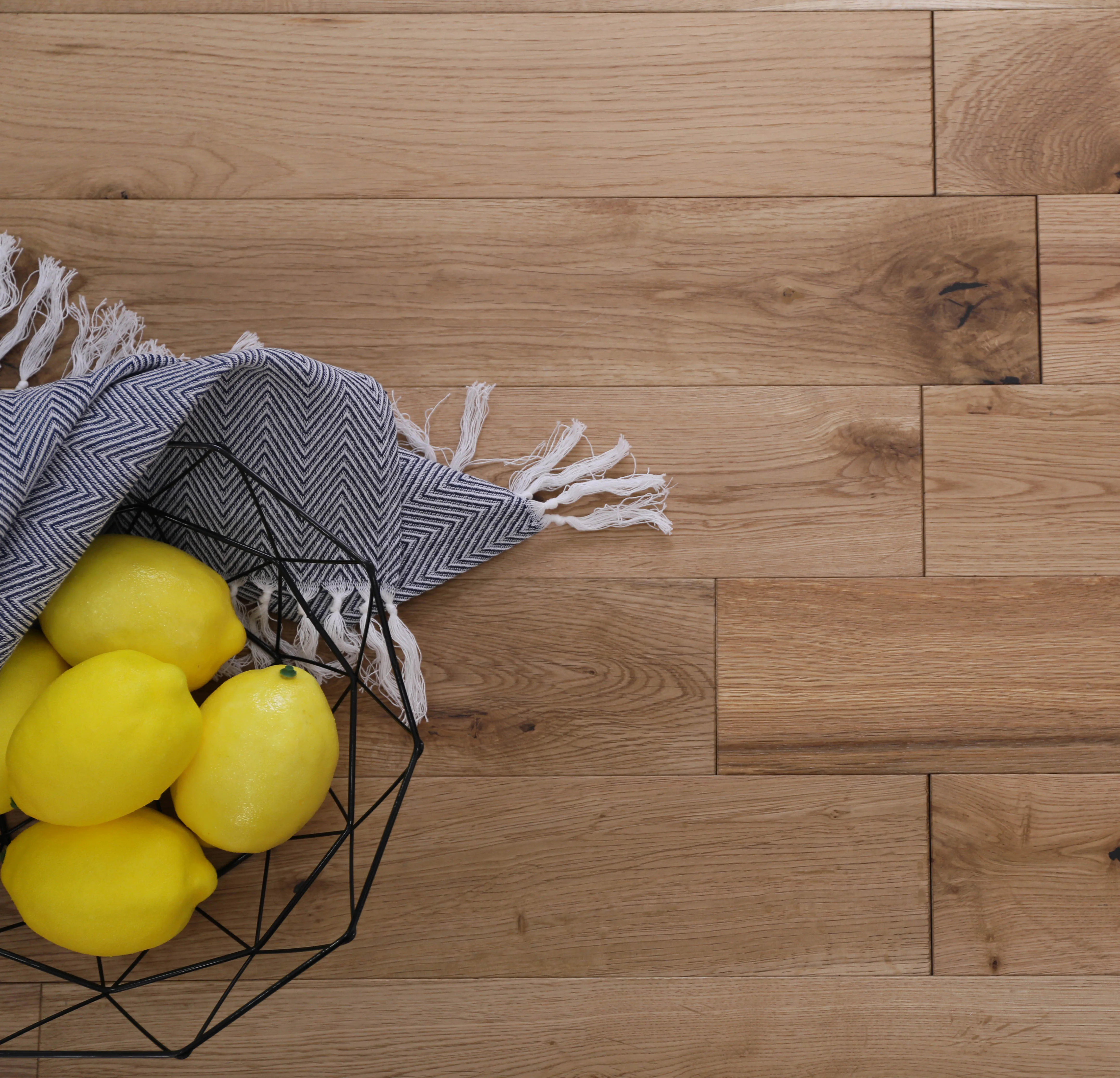 
Long Plank Solid Wood Light Oak Natural Oiled Flooring 