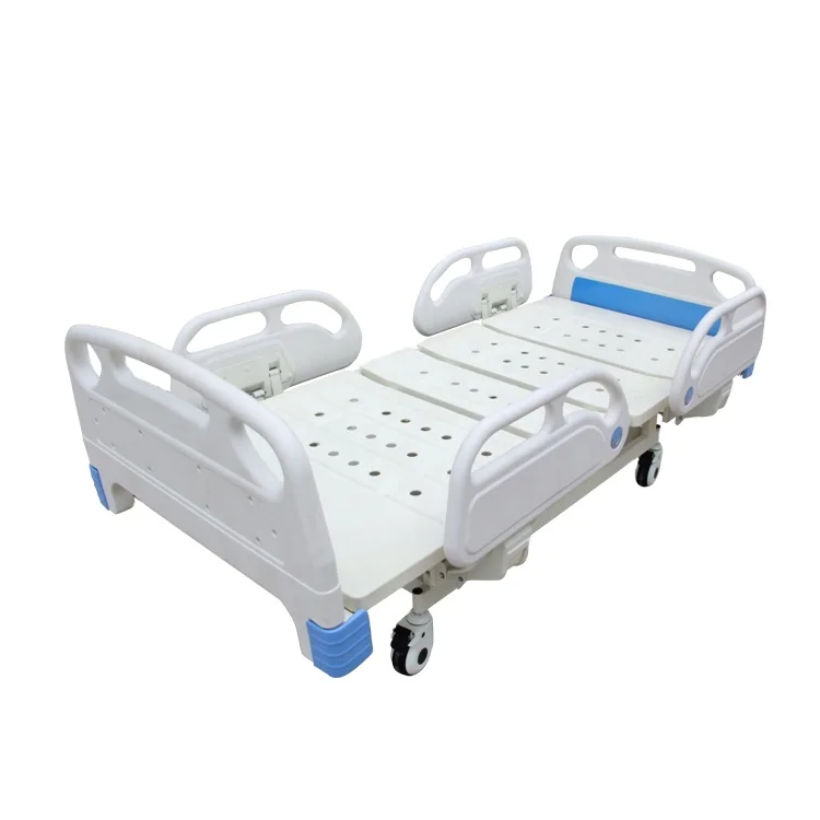 Дешевый китайский производитель медицинская ручная подъемная Больничная кровать с 3 рукоятками