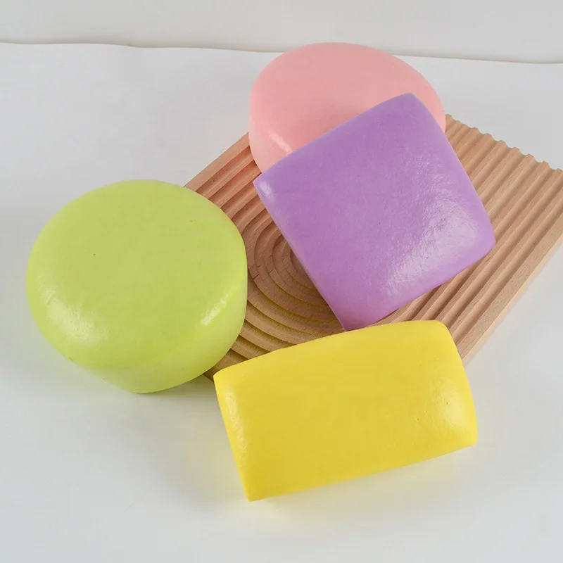 2024 Hot Selling Long Slow Rebound Sticky Cake Mousse Sticky Wet Soft Fidget Toys Mochi Squishy Stress Relief Toys