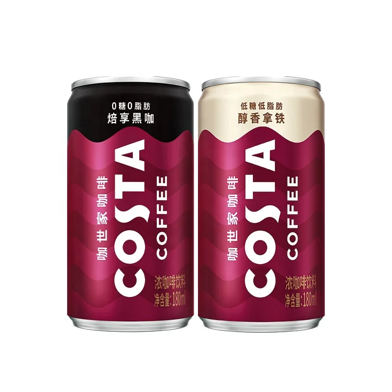 Wholesale Exotic Drinks Coca Cola Coffee Drink Canned Costas Convenient Coffee Drink 180ml