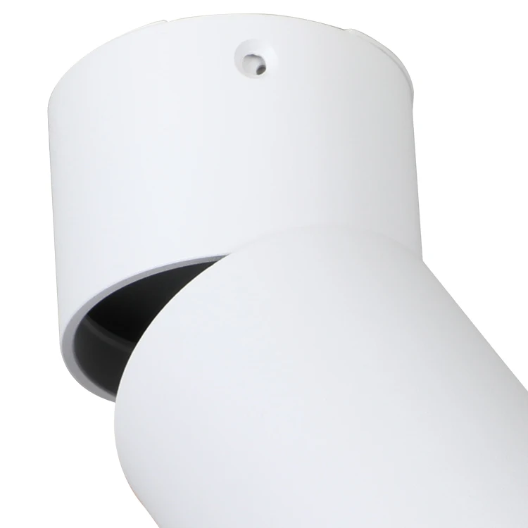 Super bright indoor 12W white black round ceiling track LED spot light