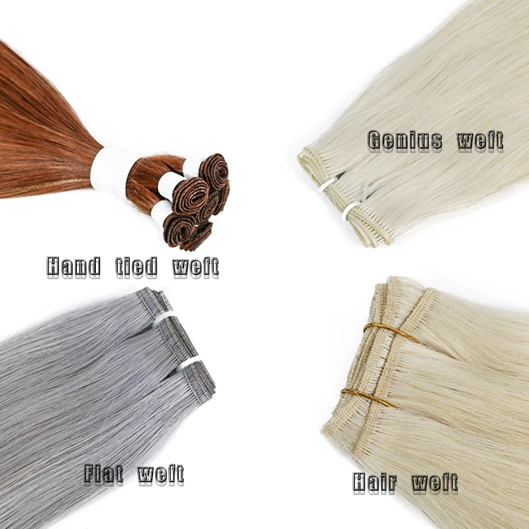 Новое поступление, человеческие волосы для наращивания, выровненные вручную, с двойной кутикулой