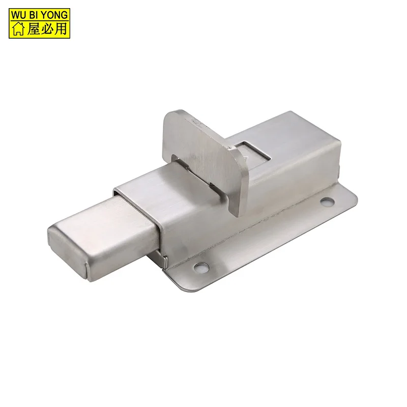 stainless steel door bolt, square door bolt, sliding door bolt