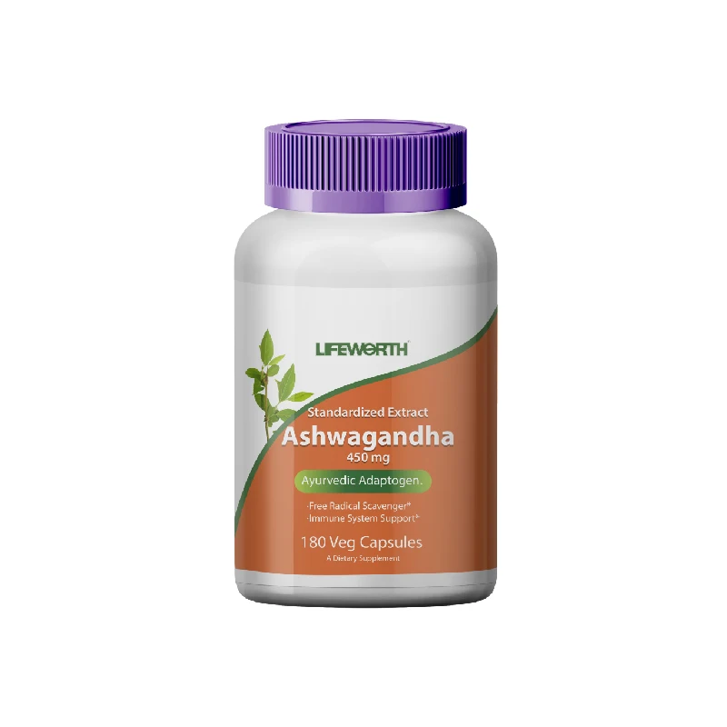 LIFEWORTH Adaptogenic herb wholesale price organic ashwagandha capsule 500mg
