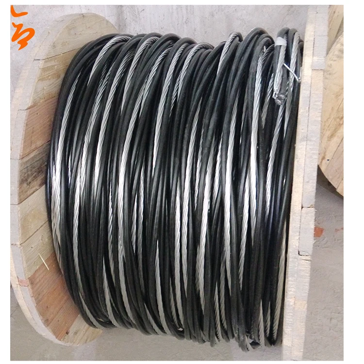 Aluminum conductor with aluminum alloy supporting cable CAAI-S aerial Twisted cable CAAI Aerial Bundled Cable