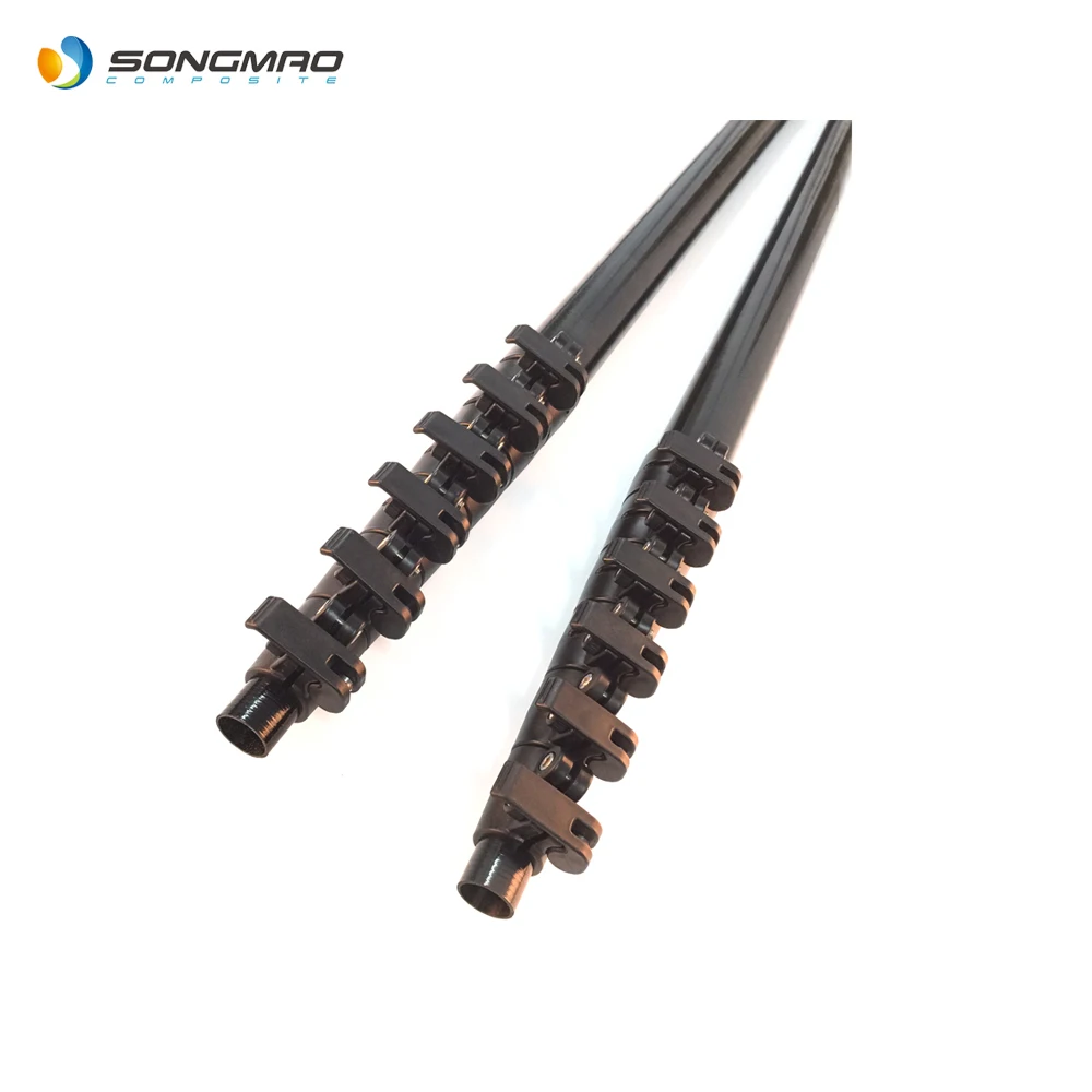 High corrosion resistance carbon fiber 20 Meter telescopic pole