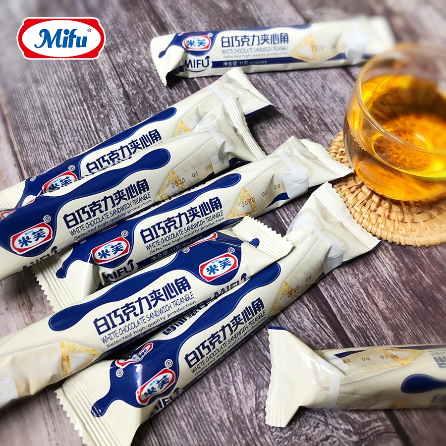 Оптовая продажа печенье с шоколадным покрытием треугольная палочка