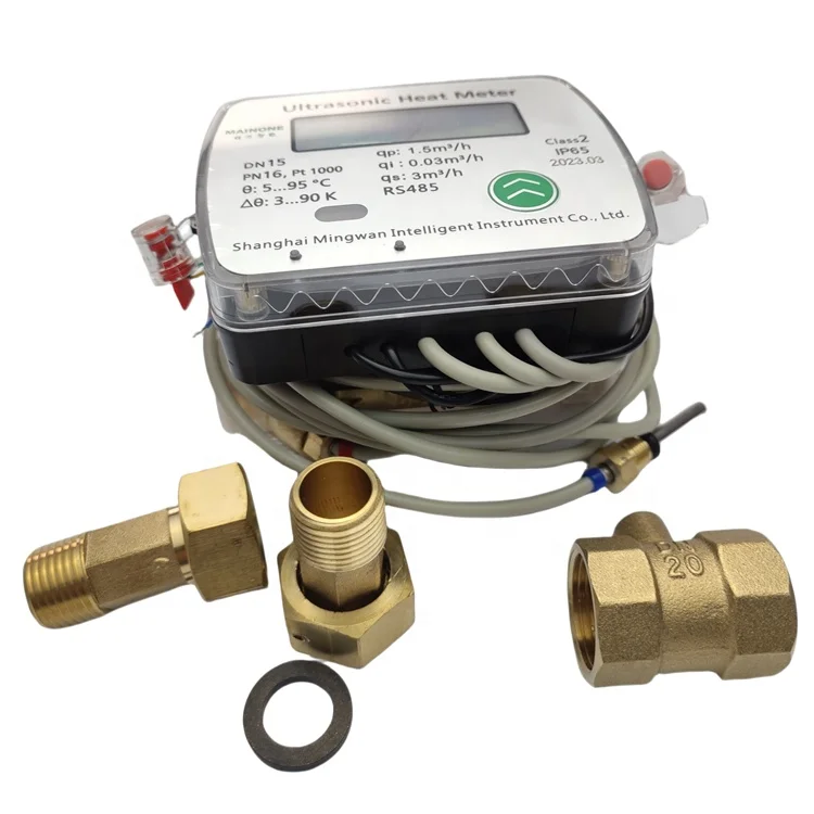 China heat meter manufacturers provide high-precision and low-power smart ultrasonic heat meter Mbus/rs485/lora/la wan
