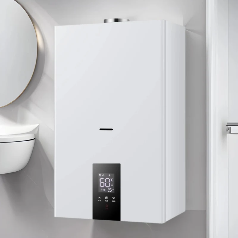 Plate exchange condensing gas boiler Domestic heating furnace heater shower heating integrated gas water heater