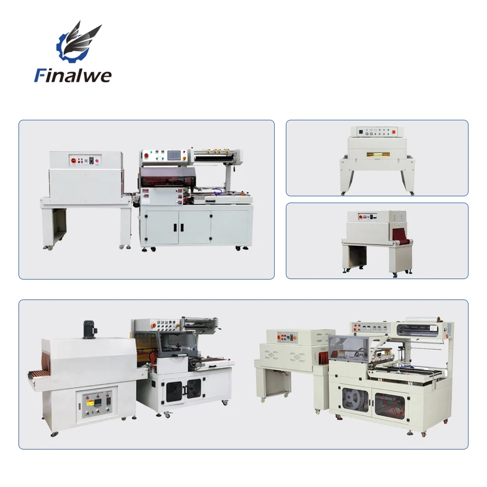 Soap Shrink Wrapping Machine For Water Bottles Automatic Shrink Wrap Machine For Small Box Sleeving Shrink Tunnel