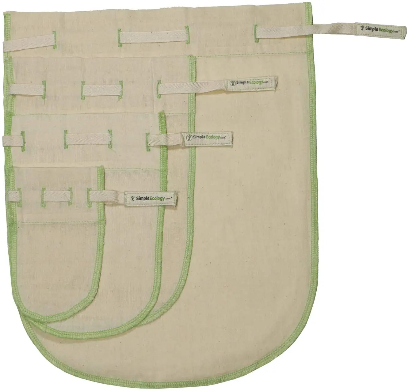 Многоразовые пакетики из органического хлопка и муслина, тонкие сетчатые пакетики для чая