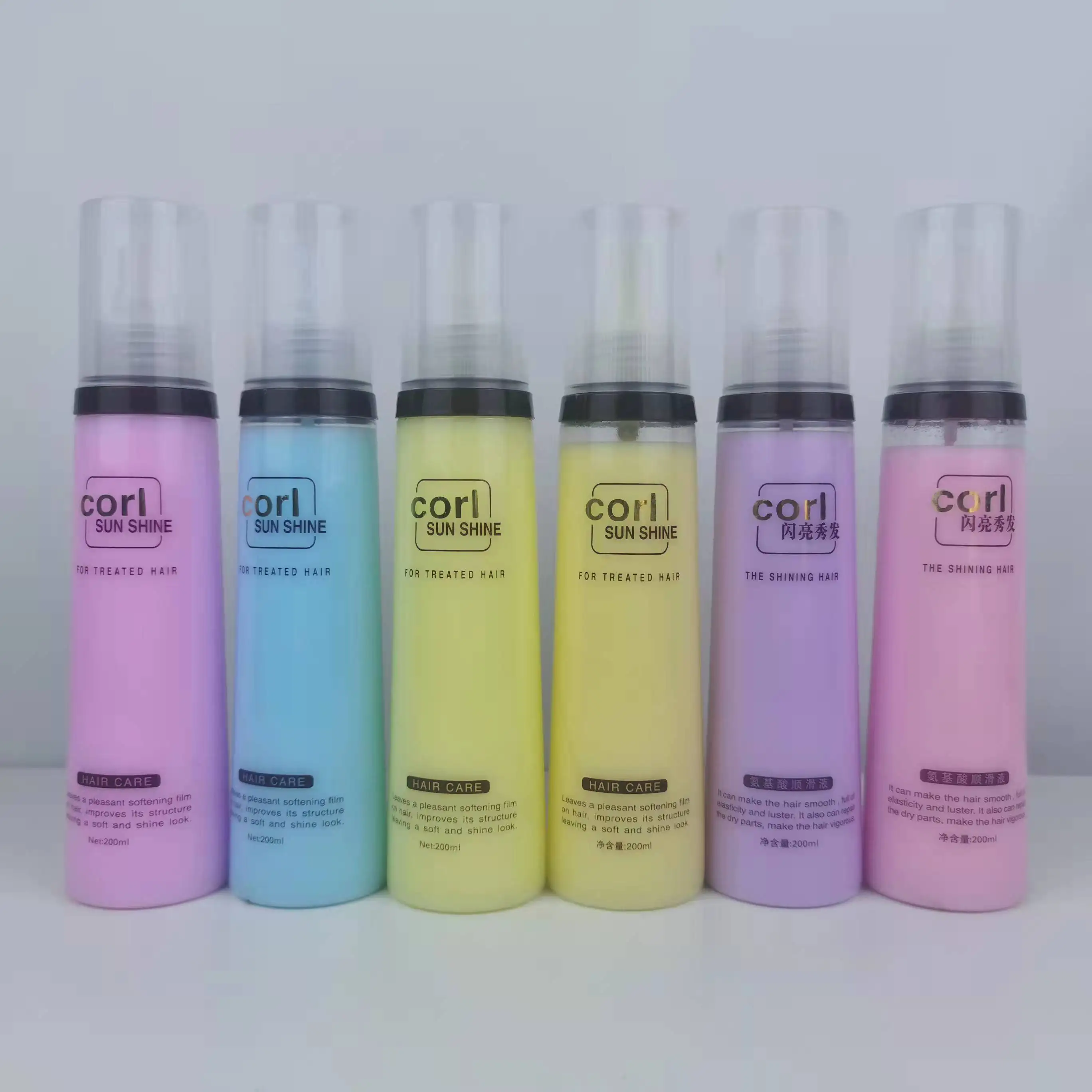Corl Sun Shine Hair Smoothing Treatment Liquid Nutrition Straight Smooth for Hair