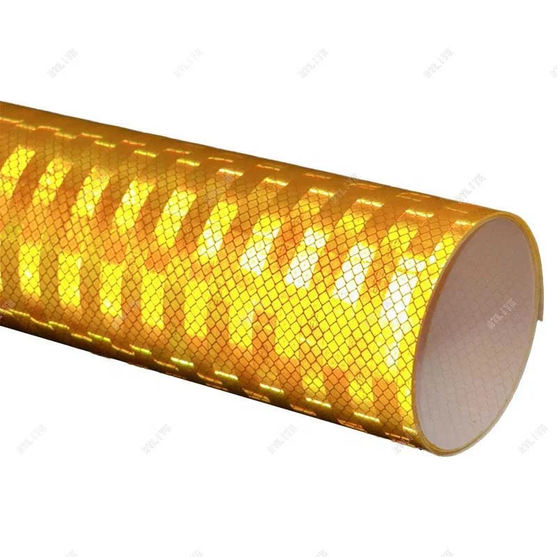 HP Latex Printing Self Adhesive Diamond Grade HIP Grade Acrylic Material Vinyl Reflective Sheeting for Traffic Sign