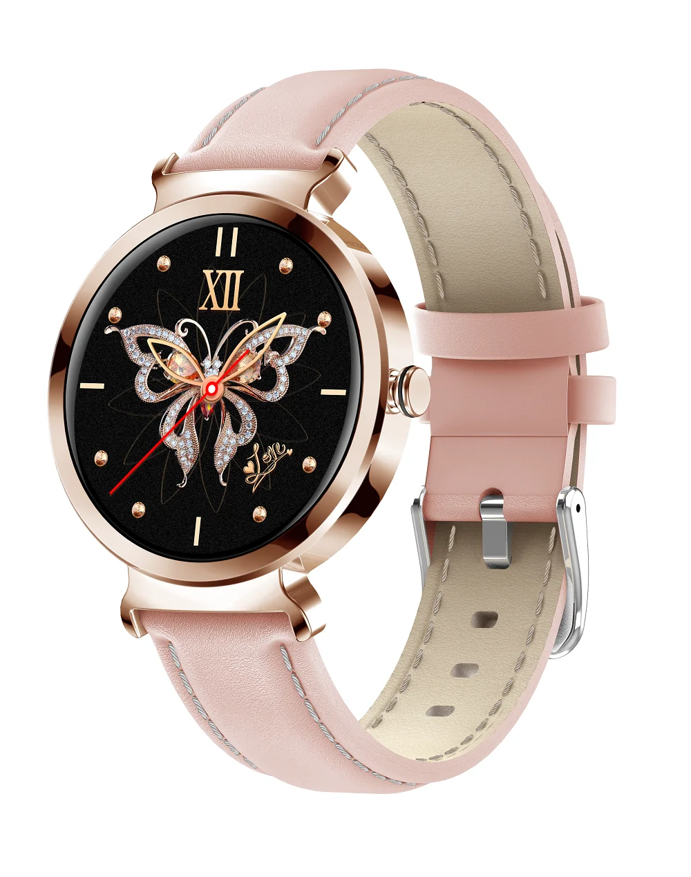 2021 women watch Custom Logo Fashion Lady OEM Quartz luxury stainless steel Leather Wrist Zinc alloy round screen watch