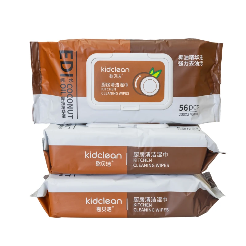 Factory direct OEM household cleaning pearl pattern nonwoven fabric and APG wet tissue locking water kitchen wet wipes