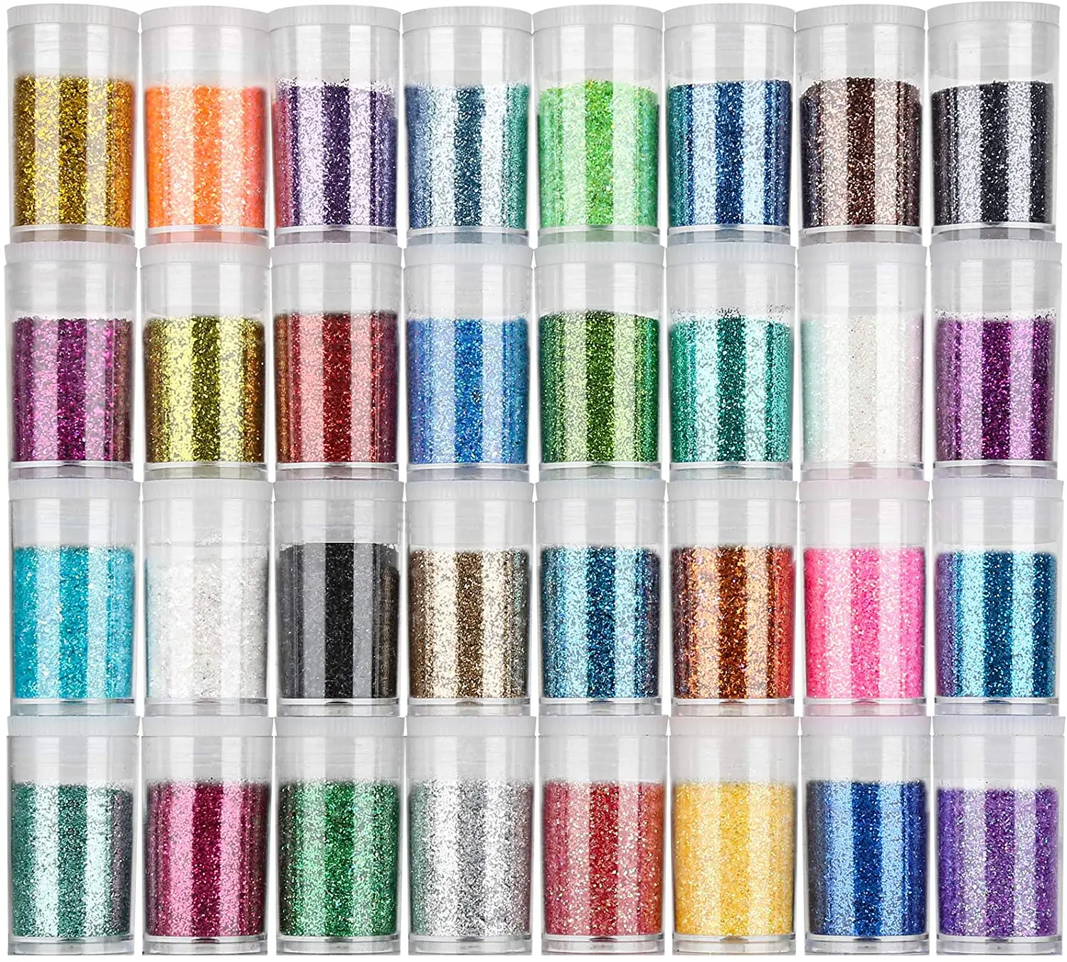 Wholesale Color Glitter Powder for Cosmetic Christmas Decoration Holographic PET DIY Craft Nail Art Glitter Powder Free Sample