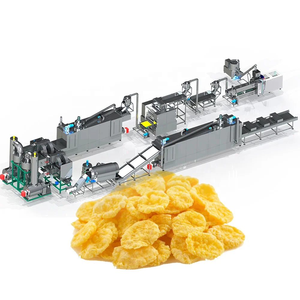 twin screw extruder food jinan korean snacks machine equipment for the production of corn sticks