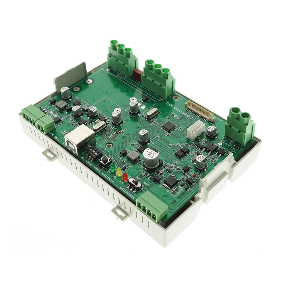 DALI Bus Dimmer UL94 V0 Din Rail Dimming Control Module