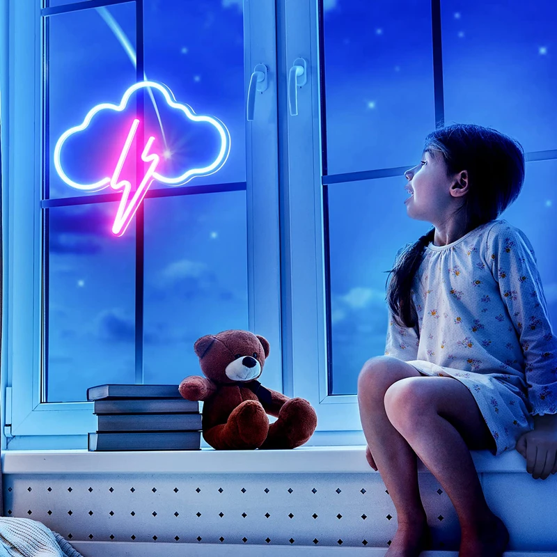 Customize LED Neon Signs For Bedroom Light Wall Signboard Waterproof Acrylic Club Happy Birthday Decoration Electronic Signs