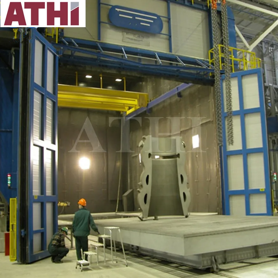 Огромные Литые Запчасти для железнодорожных автобусов, Очистительная дробеструйная машина