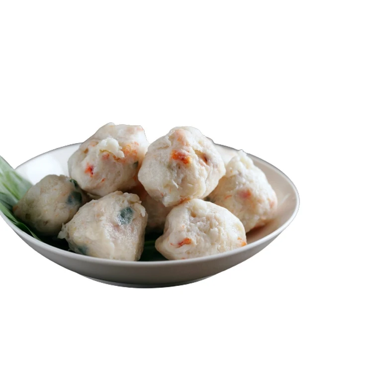
Pingtung,Taiwan wholesale price hand made sweet and plump scallop & shrimp ball surimi 300g 