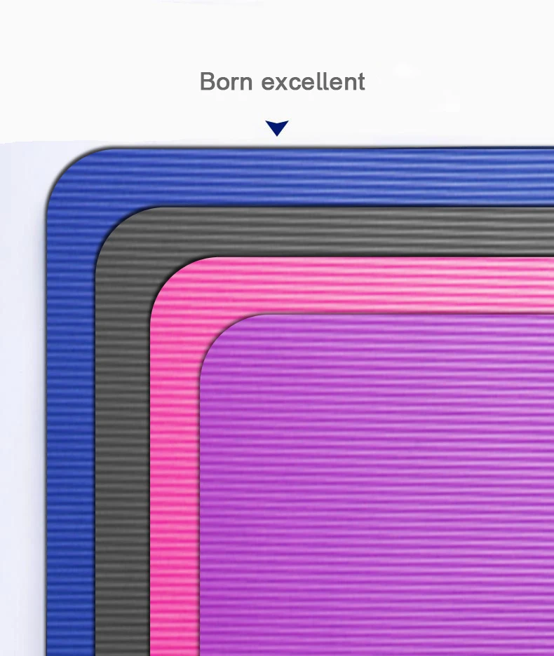 Cheap Price Good Quality Open Cell Personalized Pilates Green Padded Ribbed PVC NBR Rubber Yoga Mat Roll