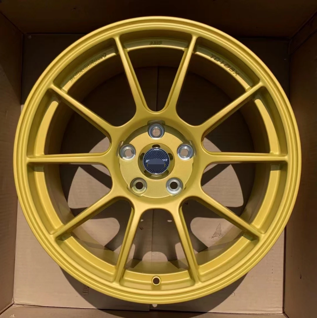 Mono block forged wheel  18 to 22 inch blue red color   wholesale price for  BMW BENZ NISSAN CAR