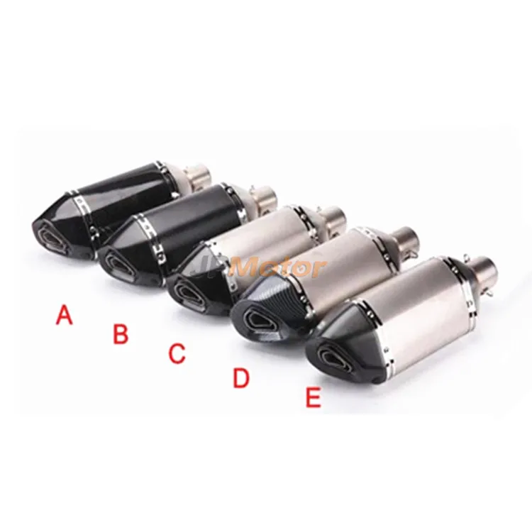 JPMotor Carbon Fiber 150cc 250cc Pit Bike Motorcycle Exhaust Muffler Silencer Motorcycle Exhaust Systems (60772210353)