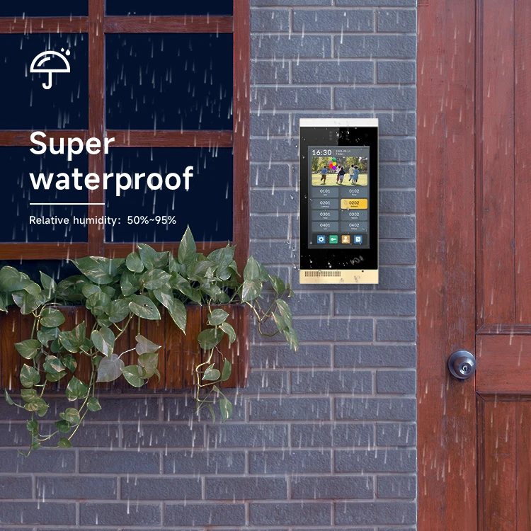 Video Intercom IP Doorbell Intercom System Wifi Door Phone With 10 Inch Screen