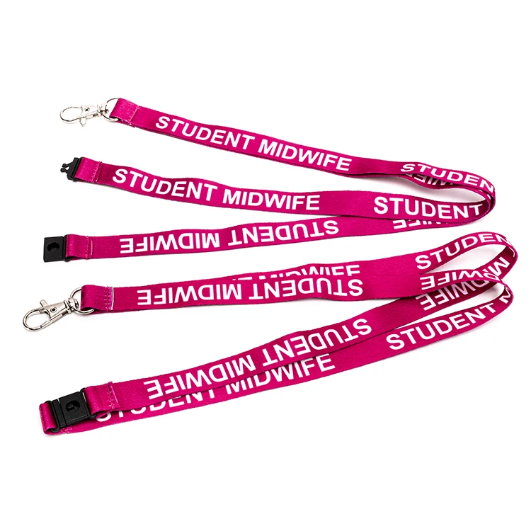 Lanyard manufacturer custom screen printing lanyard sublimation rainbow colors printing neck lanyard with logo