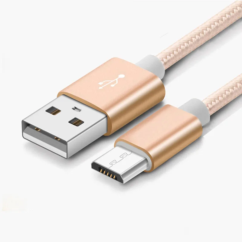  3ft 6ft 10ft дополнительно 2.4A нейлоновый плетеный кабель Micro Usb для зарядки и синхронизации данных Android