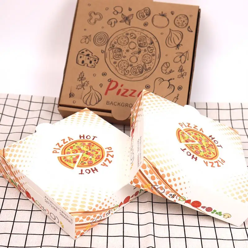 Brand New Burger Box Packaging Caja De Carton Para Corrugated Pizza Liner