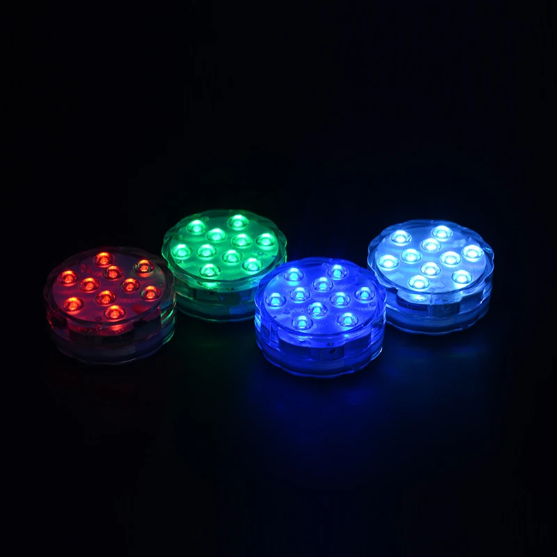 LED Swimming Pool Light RGB LED Colorful Underwater Lighting Pond Submersible Lamp for Wedding Party Celebration IP68