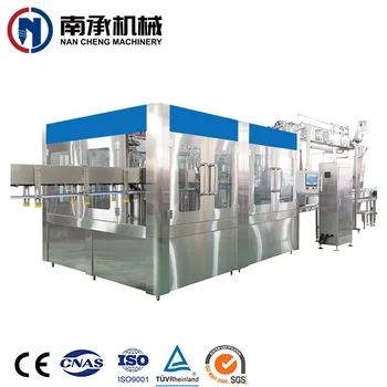 Beverage Production Line Full automatic High Speed pet bottle csd Carbonated And Soft Drink Filling Machine