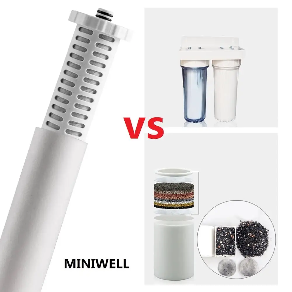 Multi stages filter , shower water filter - shower water softener