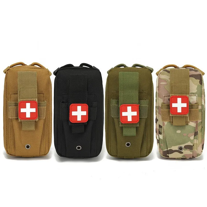 Compact EDC Mini Ifak Pouch Molle Tactical Molle EMT Belt First Aid Pouches for Backpack Belt