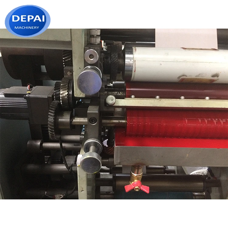 High Speed 4 Color Paper Cup Blank Fan Flexo Printing Press Machine