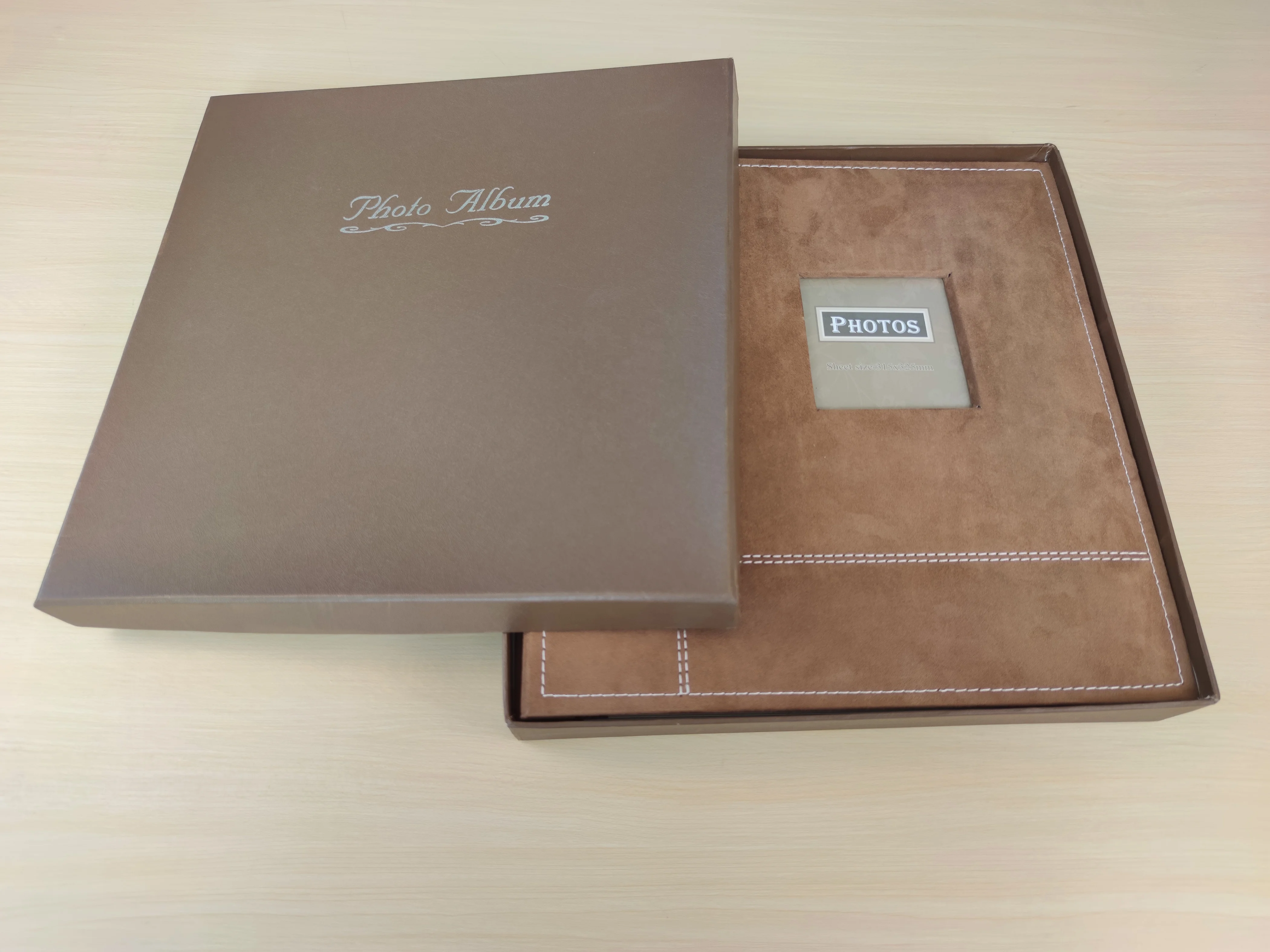 Guanmei Self Adhesive Photo Album Magnetic Scrapbook Album 80 Magnetic Double Side Pages Linen Hardcover DIY Photo Album