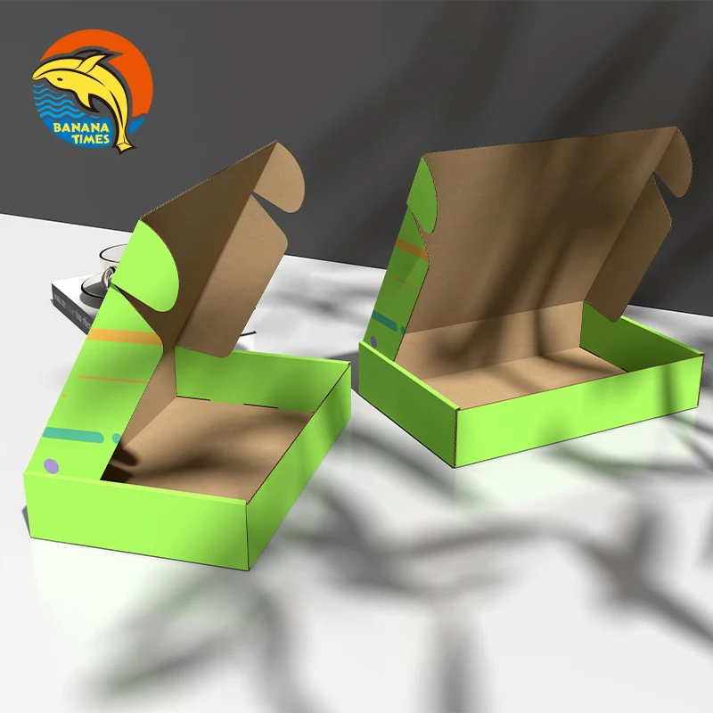 Custom gold logo printing mail box Wholesale price paper shipping master box wholesale