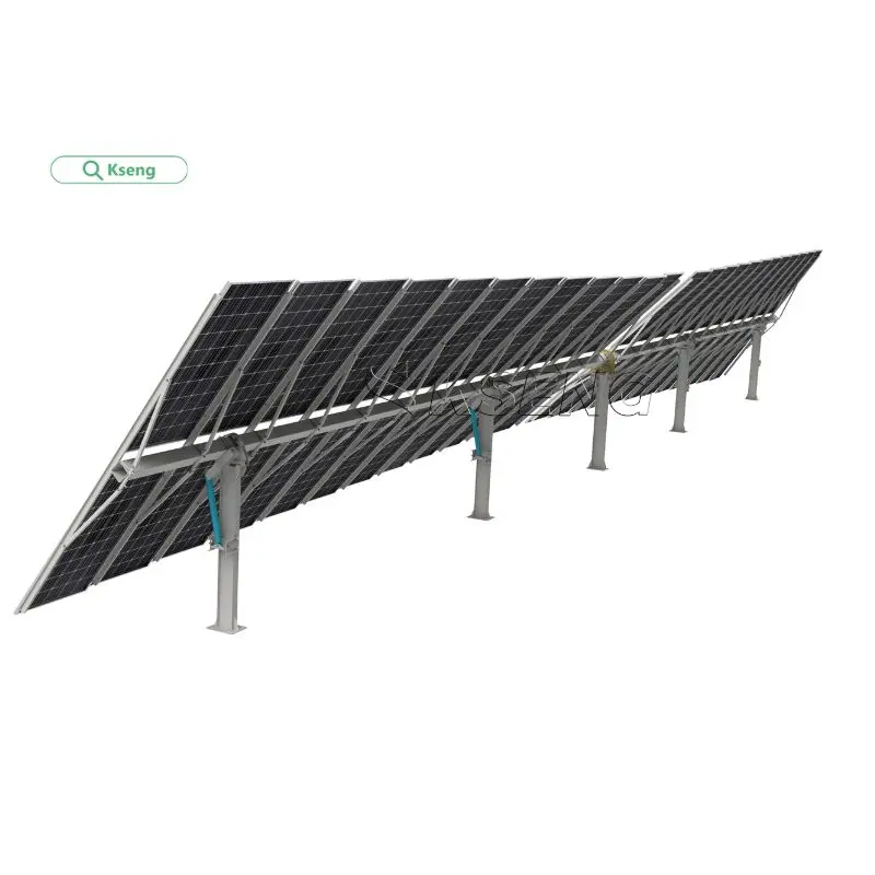 Commercial Solar Tracking Ground Mount Solar Tracking System Single Axis Tracker Solaire For Solar Panels