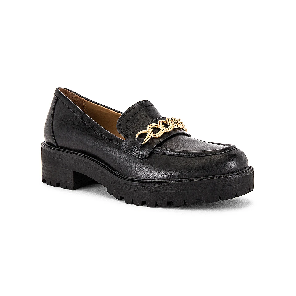 Professional custom new arrival new product girls cow leather loafers shoes
